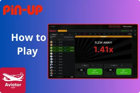 Pin Up Aviator demo - How to Play